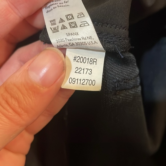 Womens SPANX Dark Blue Jean-ish Ankle Leggings - Picture 9 of 10